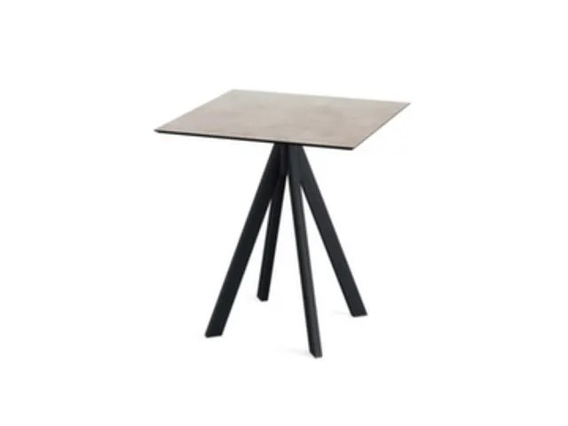 bistrotafel,HxBxD 730x700x700mm,rechthoekig,4voeten zwart