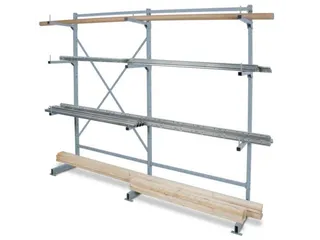 Draagarmstelling Basis+aanbouw Hxbxd 1950x2090x450mm 3staanders 9arm - 3