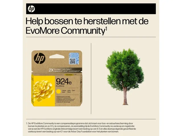 Inktcartridge HP 4K0U9NE 924E Evomore geel