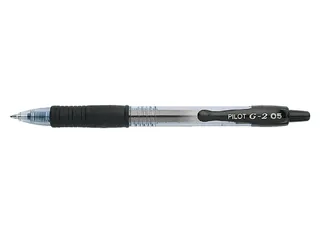 Gelschrijver Pilot G-2 05 Fijne punt Zwart - 1