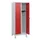 schoollocker,HxBxD 1630x600x500mm,2vak,vak B 300mm,draaigrendel,voeten