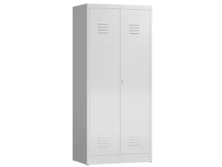 garderobekast 1800x800x500mm 2vak klink RAL7035 - 1