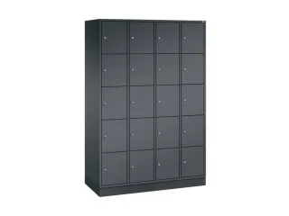 lockerkast,HxBxD 1950x1220x500mm,4x5vakken,cil.-slot,sokkel - 2
