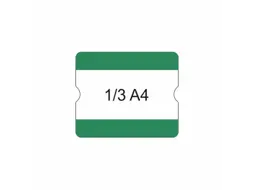 beschrijfbare hoes,markering HxB 216x180mm,PVC,groen