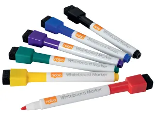 Nobo droog uitwisbare mini markers assorti - 2