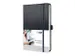 Notitieboek Conceptum A5 grijs metallic gelinieerd hardcover