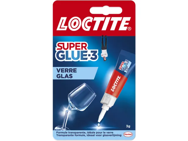 secondelijm Super Glue Glas 3 g