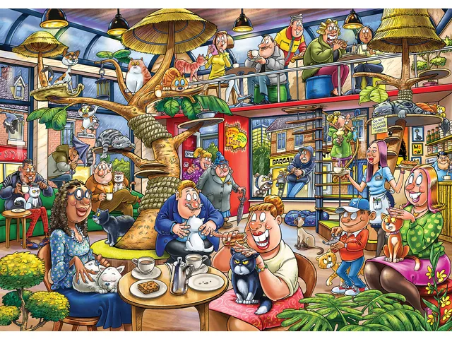 Wasgij Mystery 28 Kat-en-muisspel Puzzel 1000 stukjes