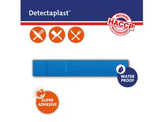 Detectaplast 8147 Pleister waterafstotend blauw 120x20mm 100 Stuks - 4