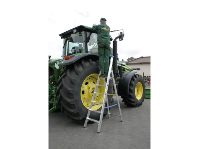Ladder Aluminium Bordes H 1 40M 6Treden Incl. Bordes