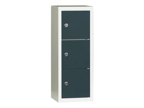 lockerkast,HxBxD 598x225x200mm,cil.-slot,sokkel,RAL7035,front RAL7016
