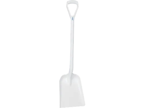 Hygiene 5625-5 Lichtgewicht Schop D-Greep Korte Steel Wit