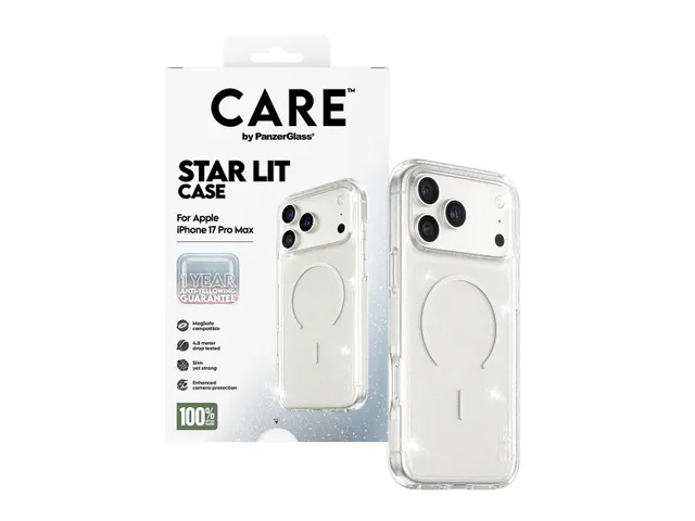 PanzerGlass CARE by Star Lit Case w. White MagSafe iPhone 17 Pro