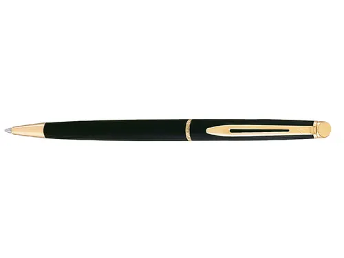 Balpen Waterman Hémisphère Matt Black GT Medium Blauwe inkt