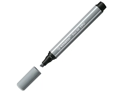 Viltstift STABILO Pen 68/95 Max middel koudgrijs