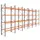 palletstelling,basis+5xaanbouw,HxBxD 4620x11650x1100mm,vakl. 3000kg
