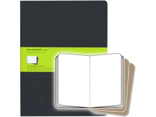 Schrift Moleskine Blanco Xl Zwart 190x250mm - 4