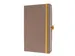 Cahier Linescape A5 brun ligné couverture rigide