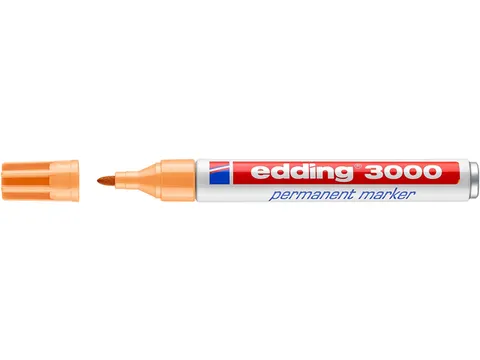 Viltstift edding 3000 rond 1.5-3mm lichtoranje