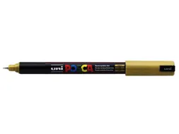 Verfstift Posca PC1MR Extra Fijne punt 0,7mm Goud
