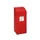 Afvalverzamelaar 45 liter 790x320x320mm sticker poetsdoeken Rood