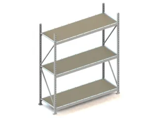 Breedvakstelling Basisveld 2200x1800x650mm 3 Houten Legborden 600kg - 1