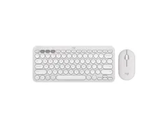 Logitech Pebble 2 Combo Toetsenbord Inclusief Muis Qwerty US Wit