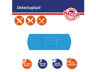 Detectaplast 8025 Pleister waterafstotend blauw 25x72mm 100 Stuks - 3