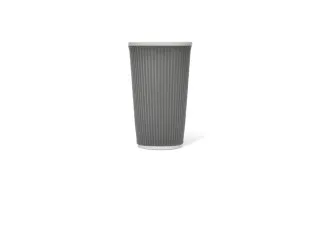 Beker porselein Les Artistes Paris 450ml met siliconen grip Grijs - 2