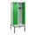 locker met bank,HxBxD 2120x800x815mm,2vak,vak B 400mm,draaigrendel