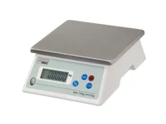 tafelweegschaal,niet ijkbaar,platform BxD 210x190mm,RVS