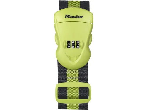Kofferriem MasterLock cijfersl groen/zwart