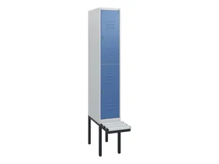 Dubbeldekse dekenkist,HxBxD 1950x300x815mm,1x2vak.,vak B 300mm - 1