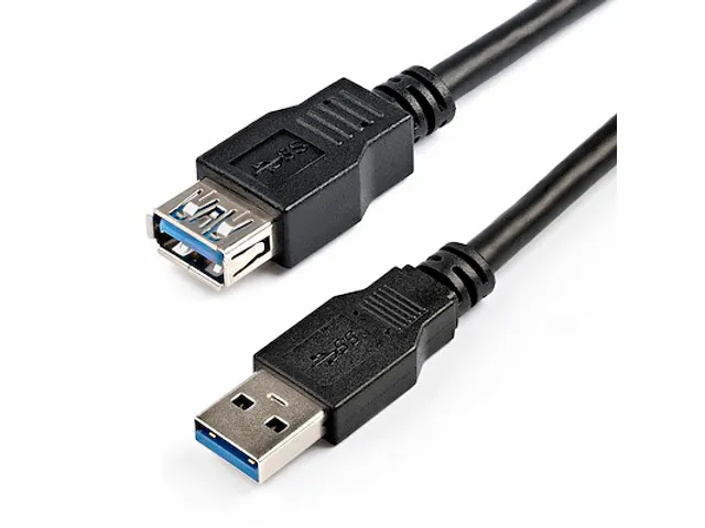Zwarte SuperSpeed USB 3.0 verlengkabel 2 Meter A naar A - M/F