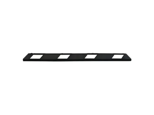 parkeerplaatsbegrenzing,B 1800mm,recyclebaar rubber,zwart/wit