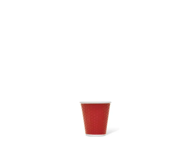 Beker porselein Les Artistes Paris 180ml met siliconen grip Rood