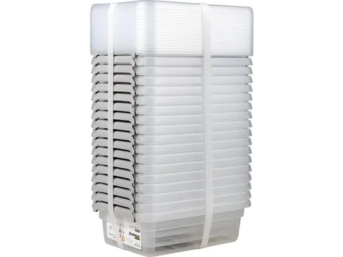 Donau Home Voedseldoos 1 Liter transparant kunststof