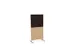 cloison de séparation,Hxl 1545x800mm,NE-érable,BN2036-marron