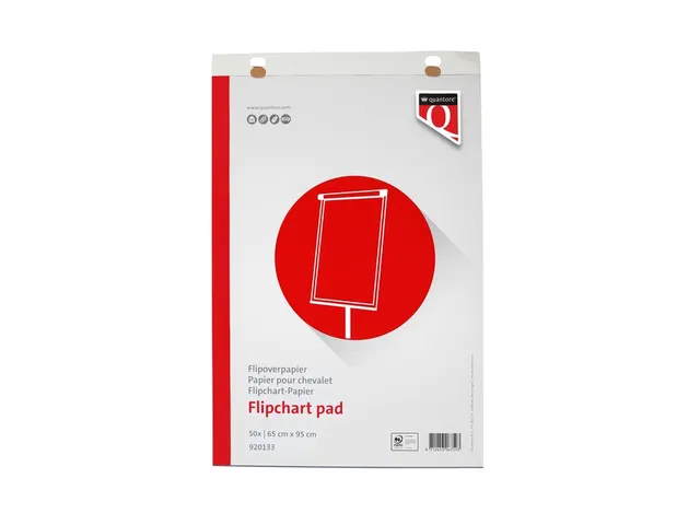 Flipoverpapier Quantore 50 vel 65x95cm Rol In Verzenddoos Fsc