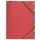 Sorteermap Leitz 3912 A4 12 vaks karton rood