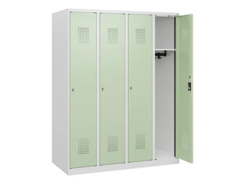 schoollocker,HxBxD 1530x1200x500mm,4vak,vak B 300mm,cil.-slot