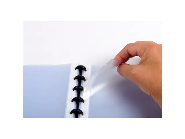 Showalbum PP ring 30 tas A4 blauw