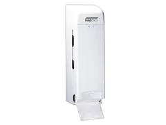 Toiletpapierdispenser Metaal 3 Rollen Wit