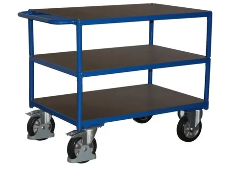 Tafelwagen 1000kg 1200x800mm 3 Etages Ral5010 Waterbestendig