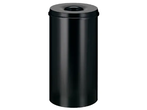 Papierbak met Vlamdover 50 liter 335mm x 63cm Zwart