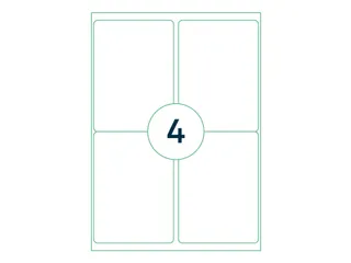 Etiket Premium 99.1x139mm Wit XL Pack 1000 Vel - 1