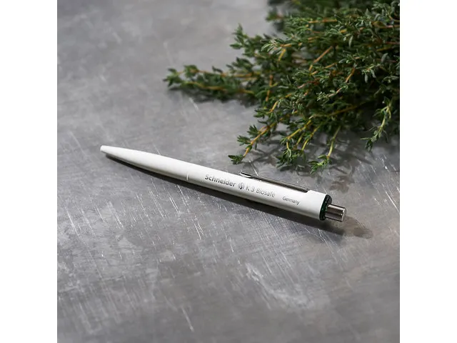 Balpen Schneider K3 Biosafe M wit/blauw