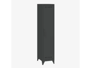 garderobekast,HxBxD 1800x380x510mm,1vak,4voeten,romp antraciet - 2