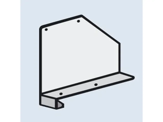 séparateur à compartiments sans appui mural p. pli tablette H 25mm