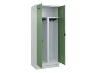 PBM-locker,HxBxD 1950x800x500mm,2vak,vak B 400mm,draaigrendel - 1